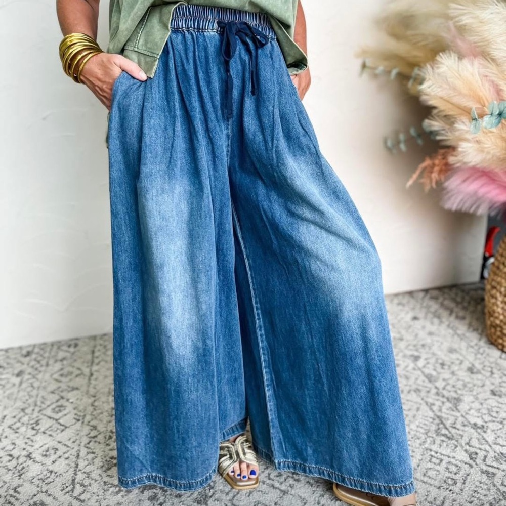 Wide leg jean